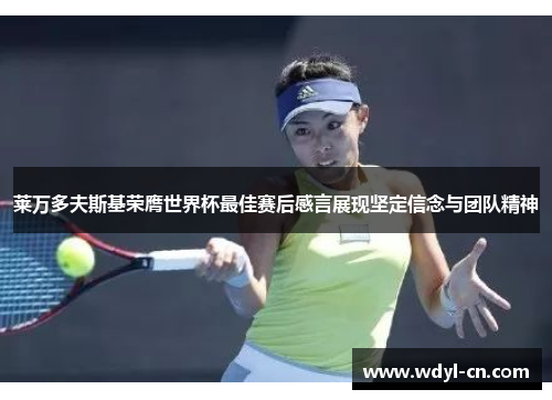 莱万多夫斯基荣膺世界杯最佳赛后感言展现坚定信念与团队精神
