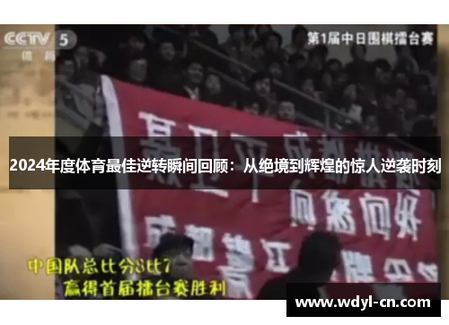2024年度体育最佳逆转瞬间回顾：从绝境到辉煌的惊人逆袭时刻