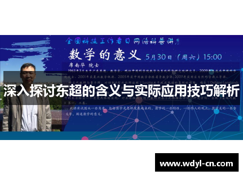 深入探讨东超的含义与实际应用技巧解析